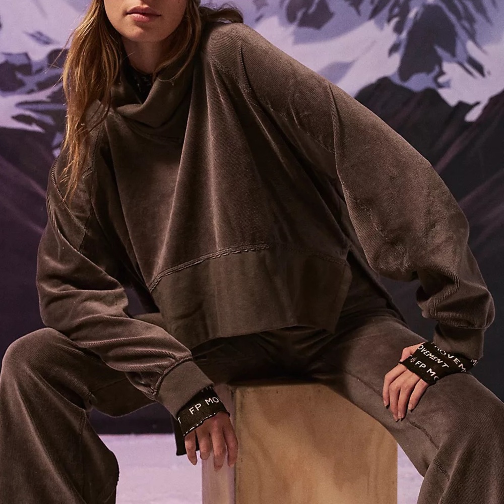 FREE PEOPLE last chance velour pullover